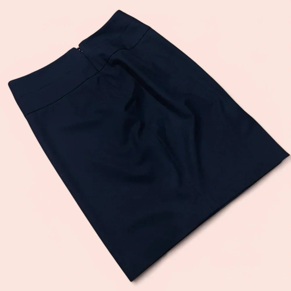Black Midi Pencil Skirt 0 - Picture 6 of 7